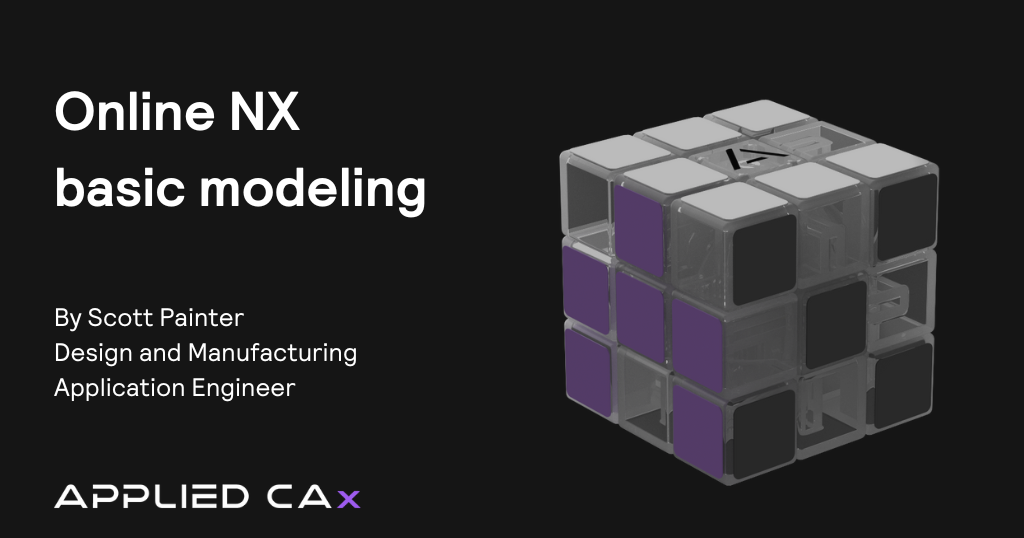 Online NX basic modeling